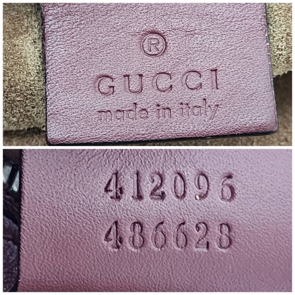 Authentic Gucci Supreme Leather Tote Bag Black/Pink - Picture 15 of 16